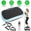 Home Use Vibration Exercise Platform for Lymphatic Drainage & Muscle Pain Relief, High Efficient Fat Burning Vibration Machine for Beginner & Advanced