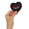 LOVE Myself Embroidered patches Black