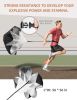 Agility Ladder,Football Training Equipment Set,4 Agility Hurdles, 20 feet12 Rungs Speed Ladder,12 Disc Cones,Resistance Parachute, Jump Rope