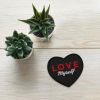 LOVE Myself Embroidered patches Black