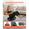 Vibration Plate Exercise Machine, Whole Body Shaker for Lymphatic Drainage and Weight Loss, Home Workout Gym Fitness Equipment with 2 Resistance Bands