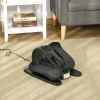 Under Desk Elliptical Foot Pedal Exerciser with Adjustable Speed Remote LCD