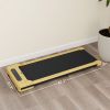 2.5HP Walking Pad, Under Desk Treadmill with Remote Control, Transport Wheels and LED Display for Home Gym Office