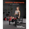 Leg Extension and Curl Machine, Seated Leg Rotary Extension for Thigh, Adjustable Lower Body Specialty Exercises Equipment