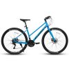 A28250 700C Road Hybrid Bike for Adult , 21-Speed Road Bike Road Bicycle Carbon Steel Frame/Dual-Disc Brakes/Multiple Colors