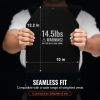 Weight Vest Plates, 14.5 LB Pairs, Premium Steel Weighted plates, Contoured Ergonomic Fit – WODs, Additional Weight for Weight Vests