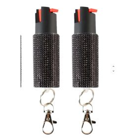 2pcs Anti Wolf Spray,pepper Spray (Option: BLACK)