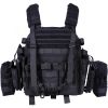 Adjustable Weighted Training Vest with Weight Pockets, Modular Workout Vest with Detachable Pouches and Breathable Padding for Fitness