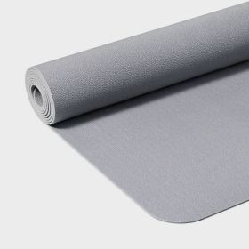 Soft Yoga Mat Gray 68 Inches (L), 26 Inches (W), 3 Millimeter thick (Color: Grey)