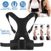 Unisex Posture Corrector Support Magnetic Lumbar Back Posture Support Belt Adjustable Upper Back Braces Clavicle Shoulder Brace Belt Pain Relief Thera