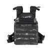 Tactical Weighted Vest for Men and Women, Quick-Release Adjustable Weight Vest with MOLLE Webbing for Strength Training, Running