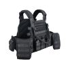 Adjustable Tactical Weighted Vest with Weight Pockets, Training Workout Vest with Modular Webbing