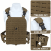 Lightweight Training Vest Carrier with Laser-Cut Panel, Adjustable Fit